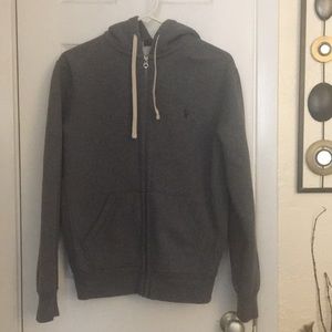 Polo Ralph Lauren grey hoodie zip